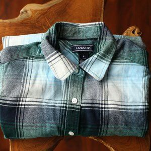 Lands' End Flannel Shirt sz 6